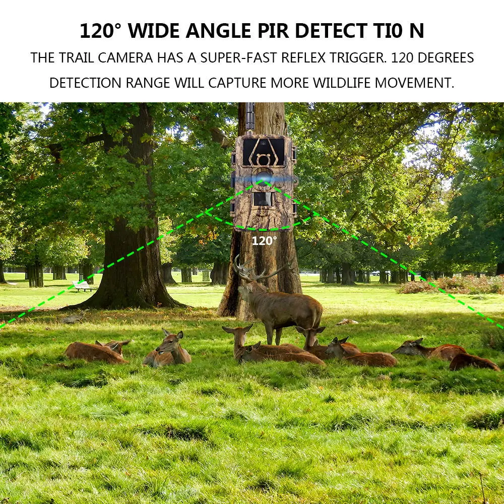 Outdoor Hunting Camera Wifi - 8K WiFi PR801W Waterproof Trail Camera