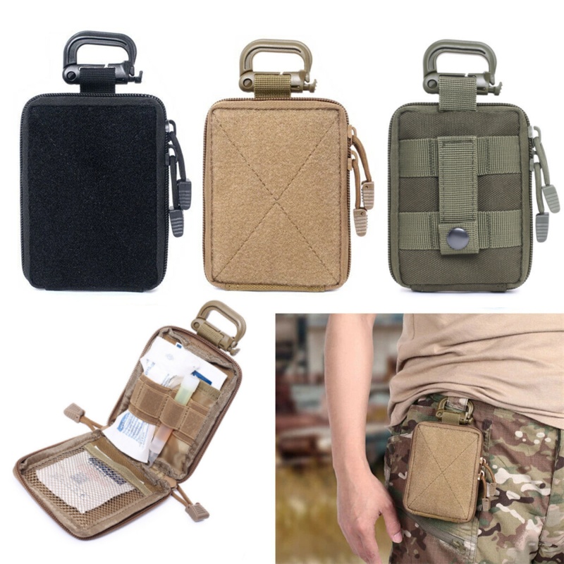 Hunting Outdoors Card - Tactical Wallet EDC Pouch Zipper Pack
