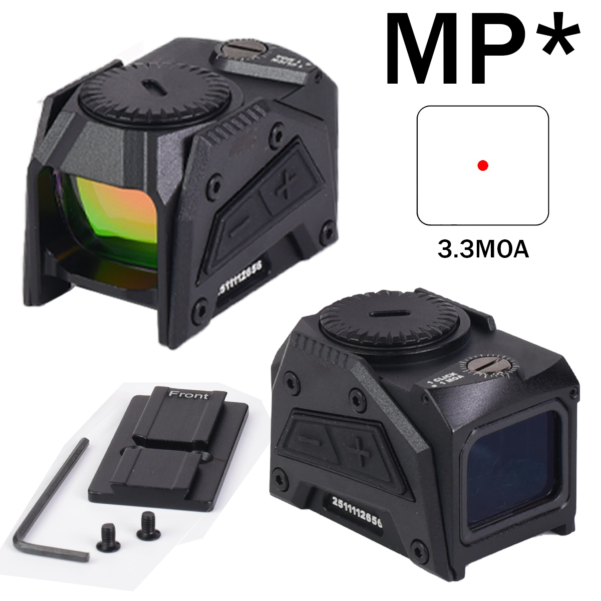Outdoor Hunting Lab - Tactical MP* Red Dot Sight 1X16