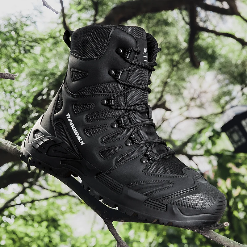 Hunting Outdoor Stores - Men's Outdoor Hiking Tactical Boots Ankle