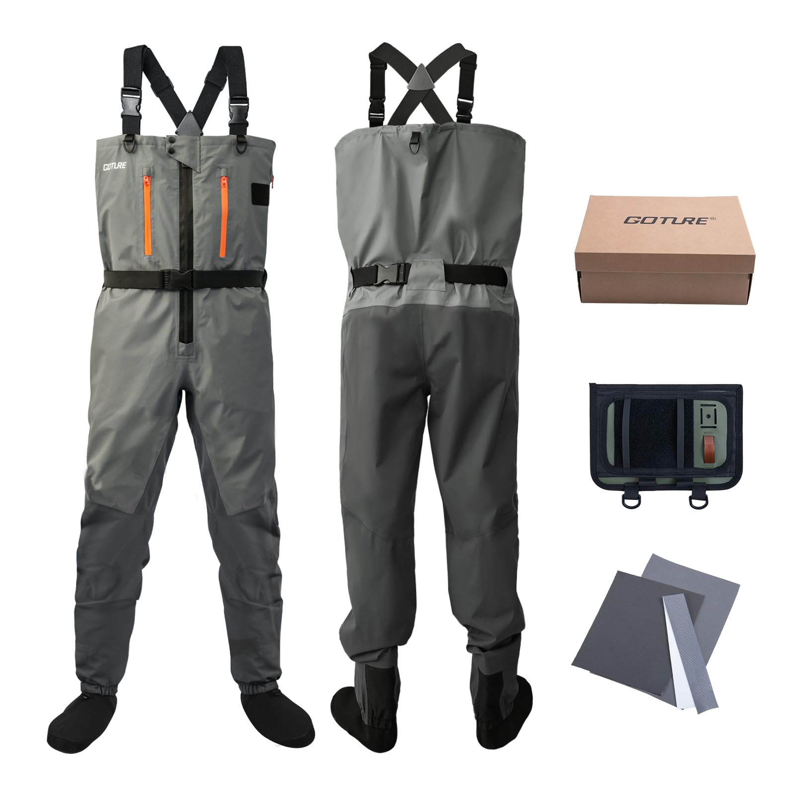 Goture 5-Layer Waterproof Fish - Fishing Waders Breathable review and price