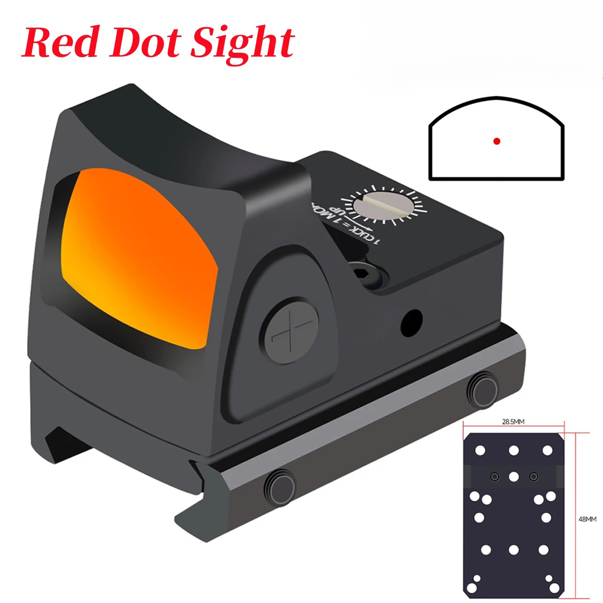 Mini Red Dot Sight Tactical Op - Outdoor Hunting Lab review and price