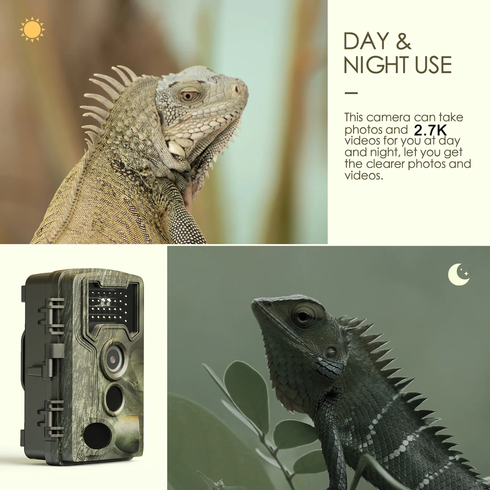 Hunting Trail Cameras 58MP 2.7 - Outdoor Hunting Camera Wifi review and price