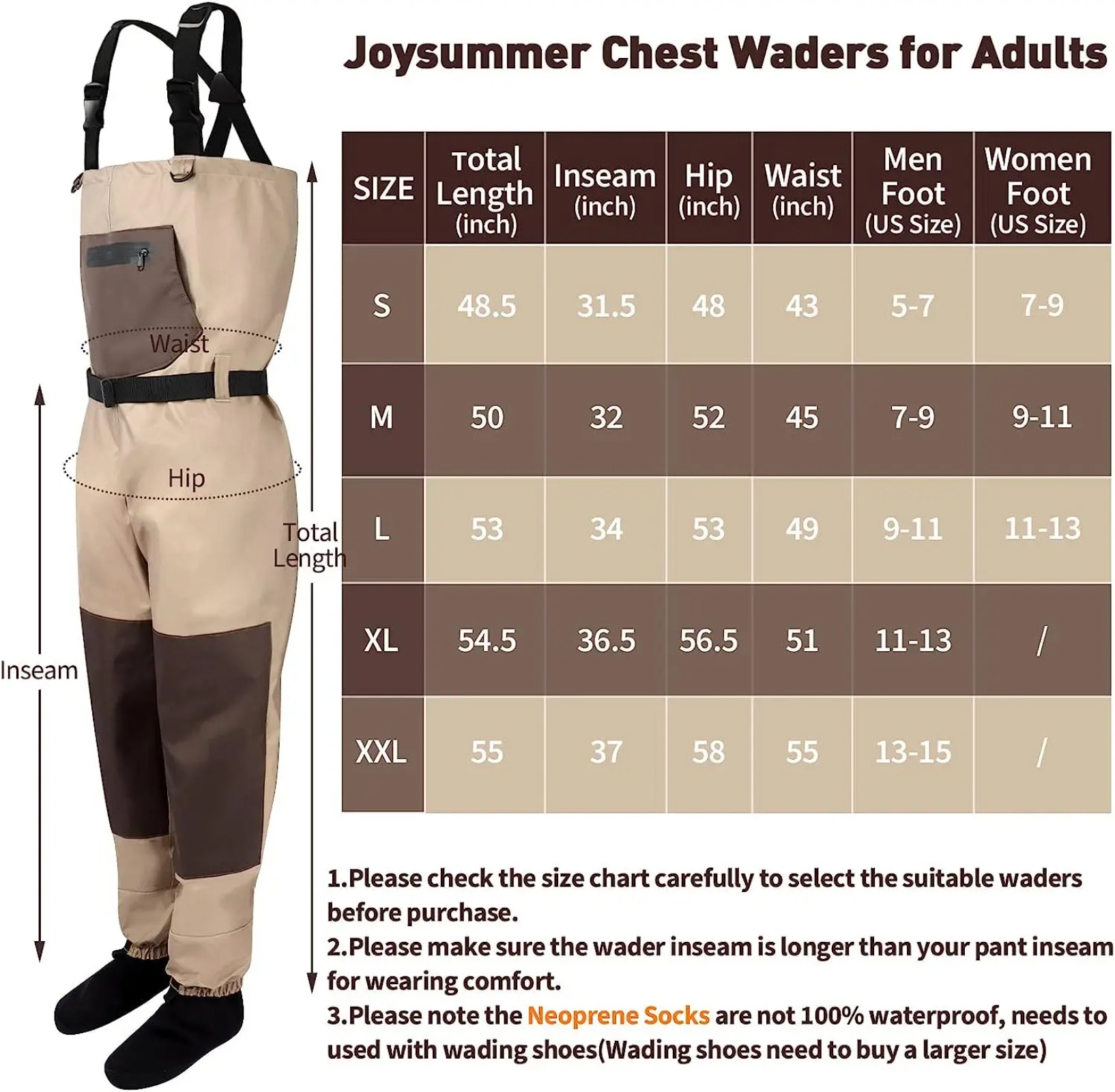 Goture 3‑Layer Breathable Wate - Fishing Waders Breathable review and price