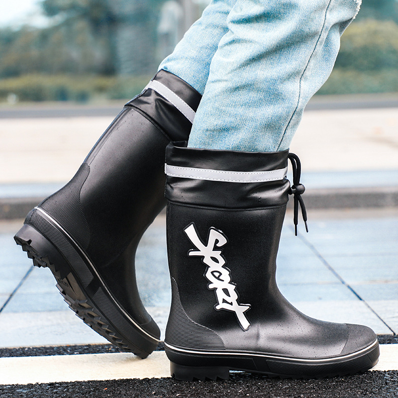 Mid-calf Rain Boots Men Slip-O - Fishing Waders Breathable review and price