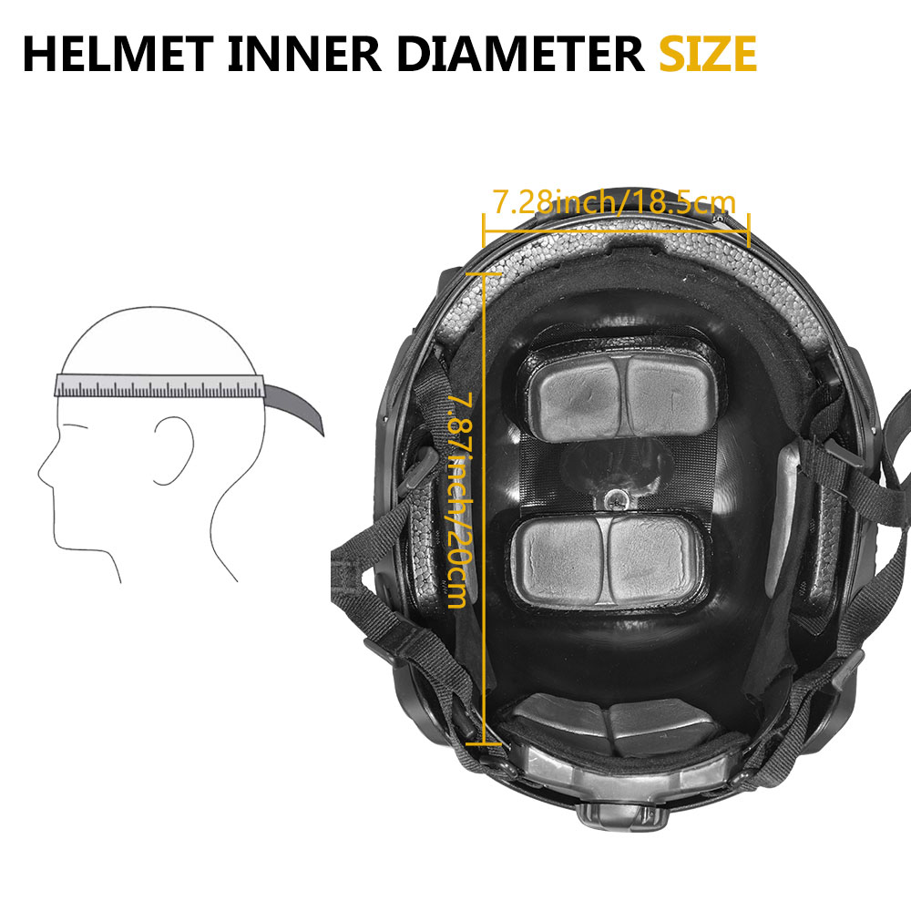 BOOIU Tactical Airsoft Helmet  - Outdoor Hunting Kit review and price