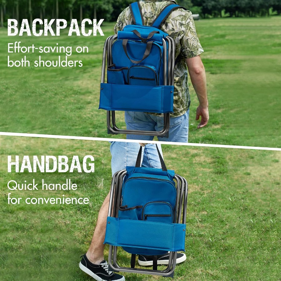 Backpack Cooler Chair with Bac - Hunting And Fishing Outdoor Chairs review and price