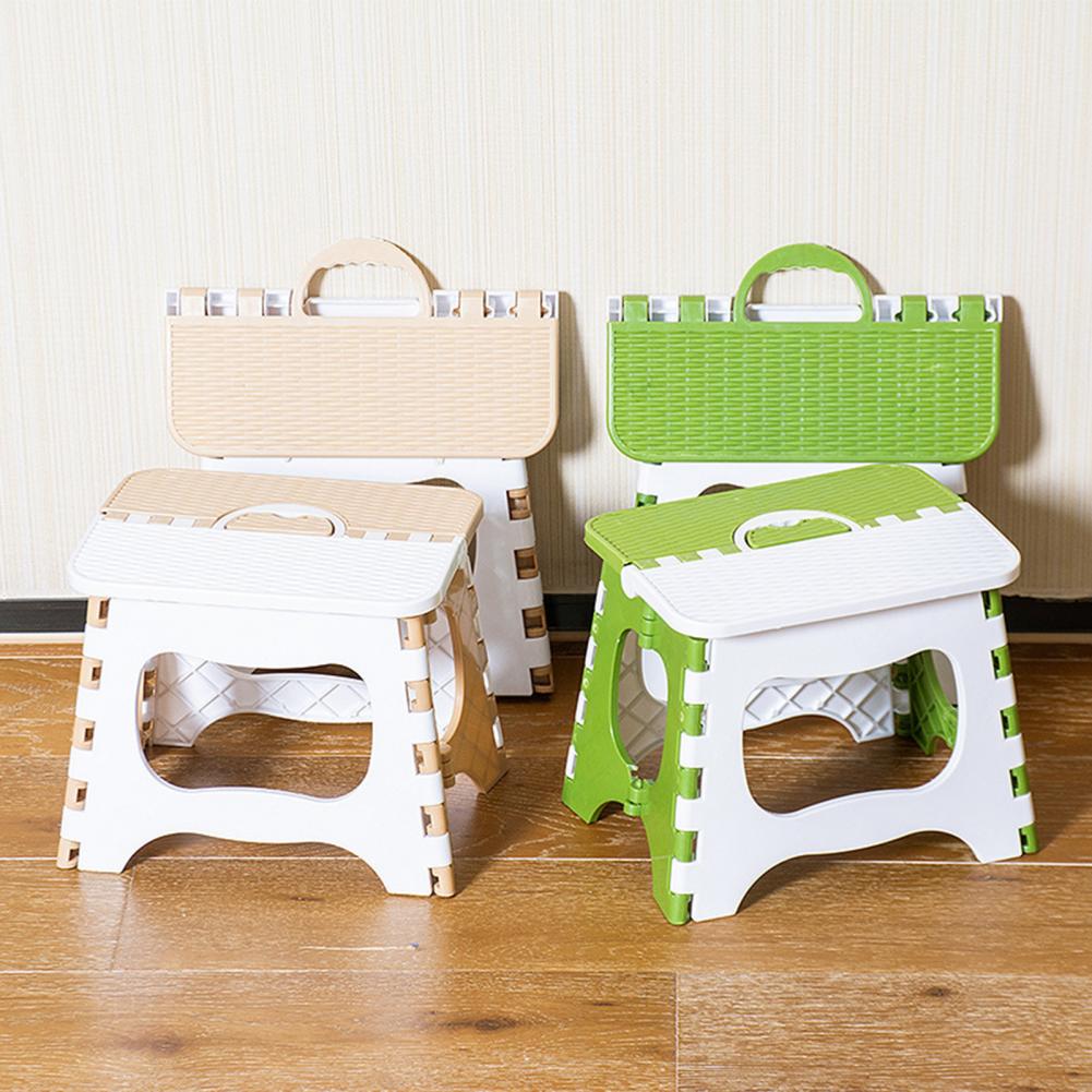 Plastic Folding Stool With Han - Hunting And Fishing Outdoor Chairs review and price