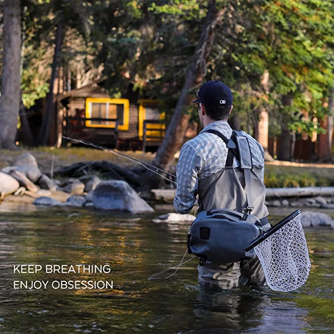 Men's Fly Fishing Waders Three - Fishing Waders Breathable review and price