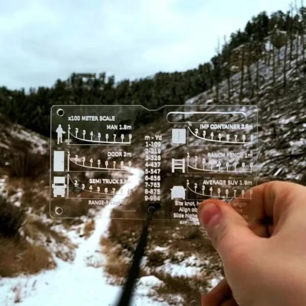Outdoors Range Finder Card Ran - Hunting Outdoors Card review and price