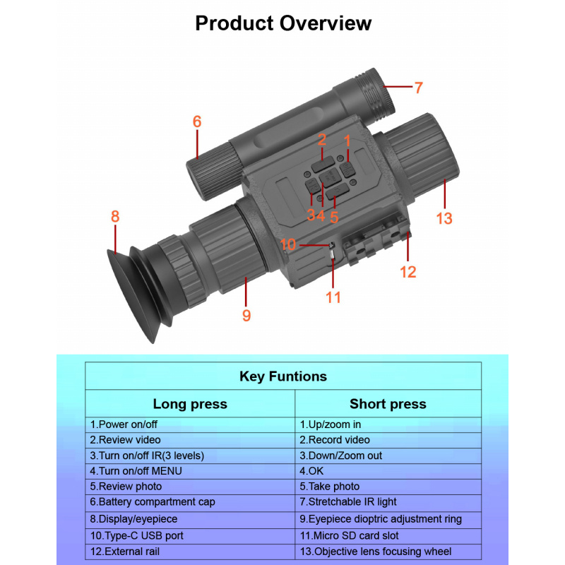 Outdoor Hunting Telescope NK00 - Outdoor Hunting Videos review and price