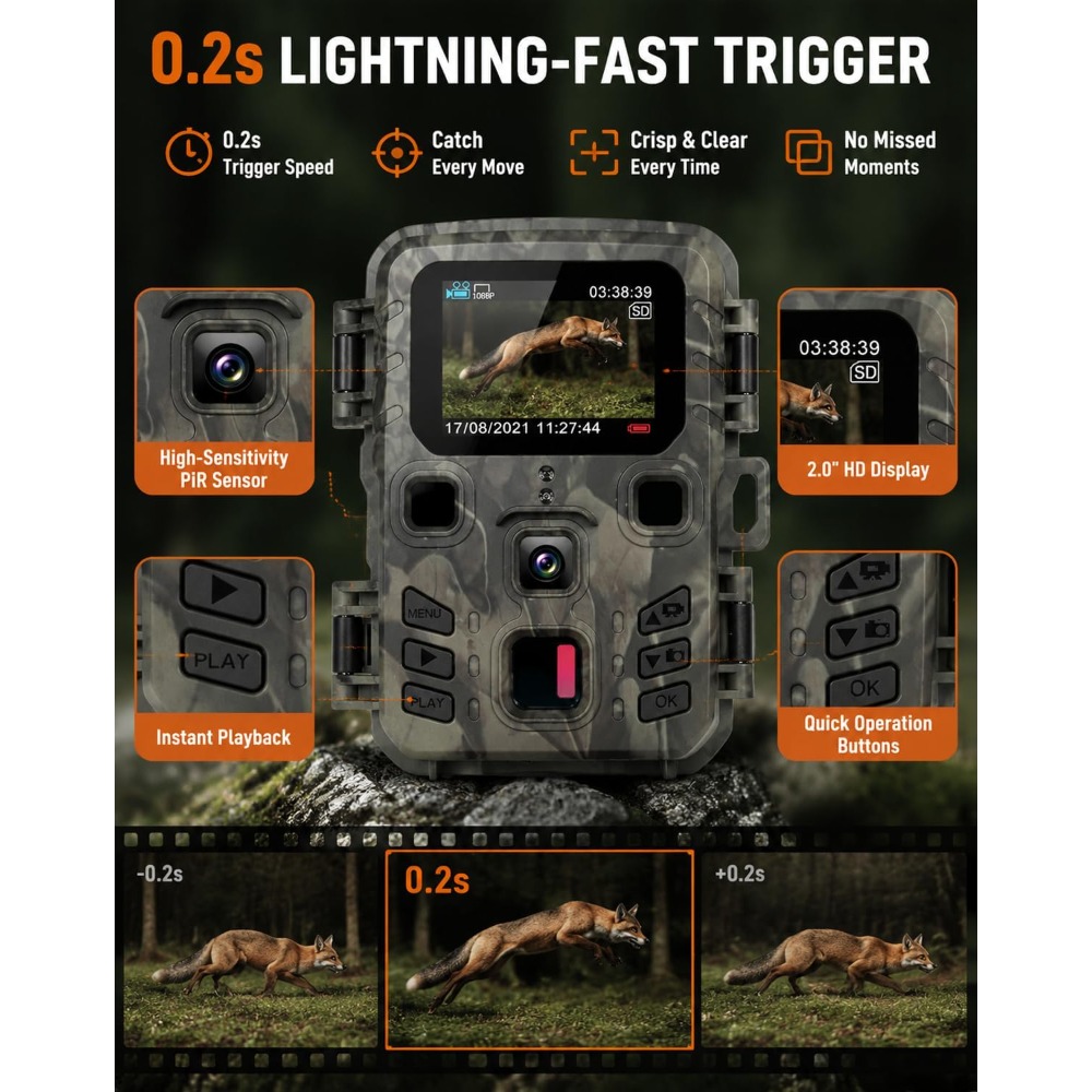 Mini Trail Game Camera Night V - Outdoor Hunting Video Camera review and price