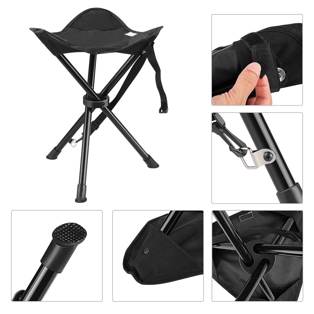 Portable Tripod Stool Folding  - Hunting And Fishing Outdoor Chairs review and price