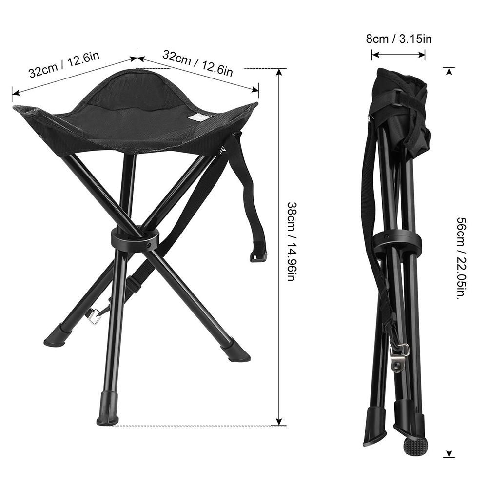 Portable Tripod Stool Folding  - Hunting And Fishing Outdoor Chairs review and price